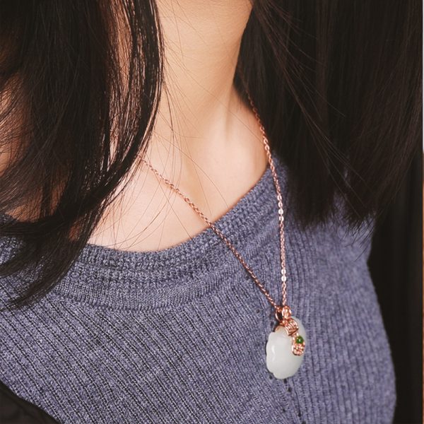 Personality Ruyi Safety Lock Necklace
