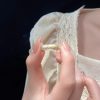 Xiangyun Pattern White Copper Silver Gold Ring