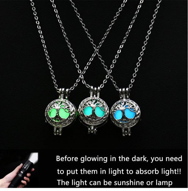 Jewelry Lucky Tree Glowing Stone Harajuku JK Hip Hop