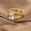 European And American Simple Special Interest Light Luxury Design Sense All-match Ring Women