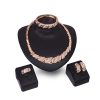 Ethnic Style Alloy Necklace And Earrings Four-piece Jewelry Set