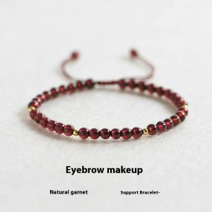 Hand-woven Garnet New Chinese Bracelet