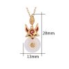 Fox Peace Buckle Vintage Necklace For Women