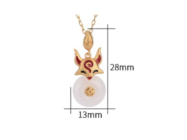 Fox Peace Buckle Vintage Necklace For Women