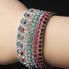 Full Diamond Elastic String Bracelet Female European And American All-matching