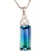 79b1c5c9-1af0-47ae-ba02-a3941df3e599.jpg Light Extravagant Love Heart Diamond Square Pendant Necklace