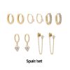 Trendy Design Personality Temperament Alloy Earring Set