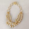 Women's Pearl Necklace High-end Temperament Sweater Chain Magnetic Snap Clavicle Chain