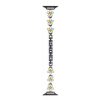 Five Petal Flower Shadow Metal Chain Watch Band