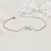 European And American Fashion Infinite Symbol Bracelet Butterfly Women's Adjustable Bracelet