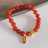 Red Agate Bracelet Female Lucky Bag Bamboo Festival New Year