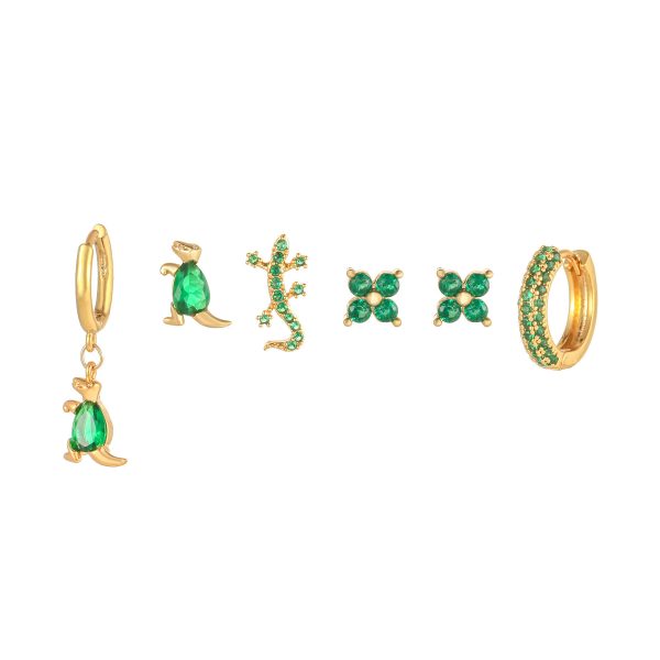 Fashion Micro Set Zircon Dinosaur Animal Jewelry