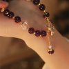 Purple Maple Natural Uruguay Amethyst Bracelet Maple Leaf