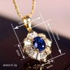 Inlaid Zircon Indian Style Necklace Female Geometric