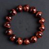 Natural Lightning Red Tigereye Ball Bracelet