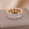 Female Creative Double-layer Cross Frame Ring