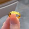 S925 Entire Sterling Silver Crushed Ice Ring
