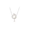 Original New Chinese Lotus Moon Necklace