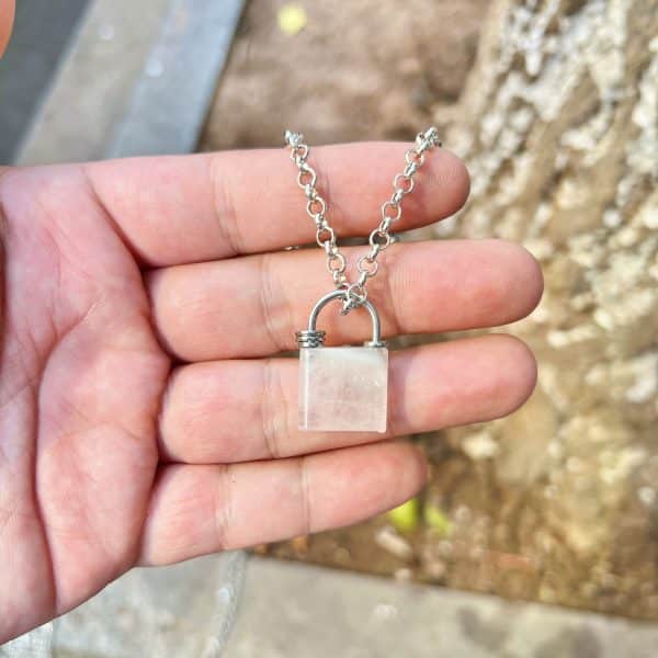 Lock Head Pendant Miscellaneous Stone