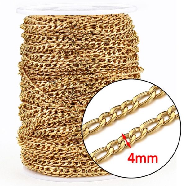 Stainless Steel 18K Gold Color Protection Cross Necklace