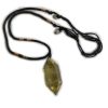 Original Stone Polished Crystal Column Jewelry Necklace