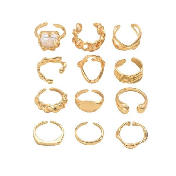 Personality Geometry Special-interest Design High-grade Ring