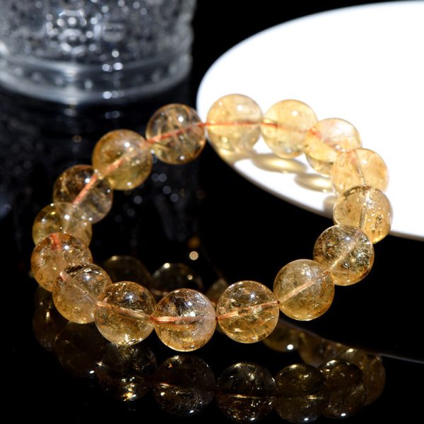 Natural Yellow Asestelle Citrine Bracelet