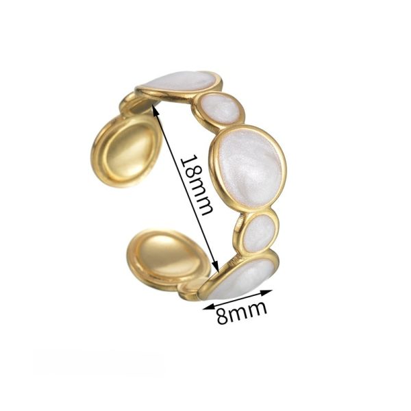 All-match Simple Elegant Light Luxury Geometric Ring