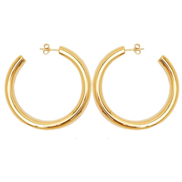 Minimalist C Circle European And American Hoop Wind Ins Super Fire Earrings