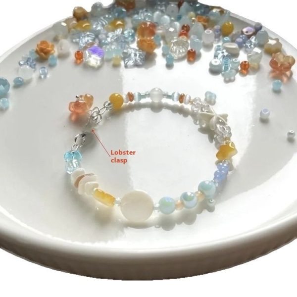 Water-soaked Bracelet Orange Sea Summer Dopamine Seaside