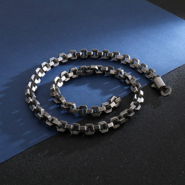 Creative Titanium Steel Unique Geometric Necklace