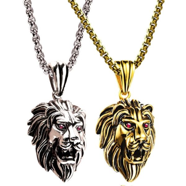 7e9453d2-340e-4ca6-9f7f-60fe5cb3c21d.jpg Retro Lion's Head Stainless Steel Domineering Necklace