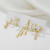 Light Luxury Fashion Style Earrings Tassel Female Seven Piece Set