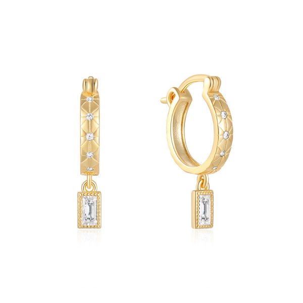 Cassidy Diamond Hoops
