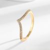 Ins Micro Inlaid Zircon Small Gang Drill Fashion Temperament Ring