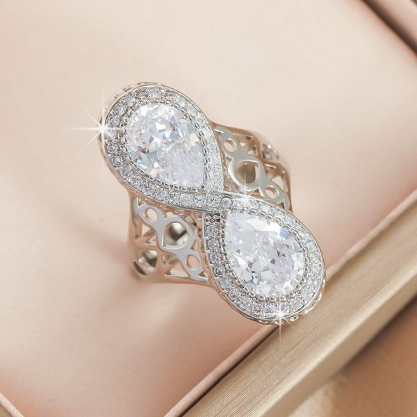 Digital 8 Ring Female Retro Easy Matching Does Not Fade