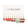 Christmas Earrings 5 Pair Set Holiday