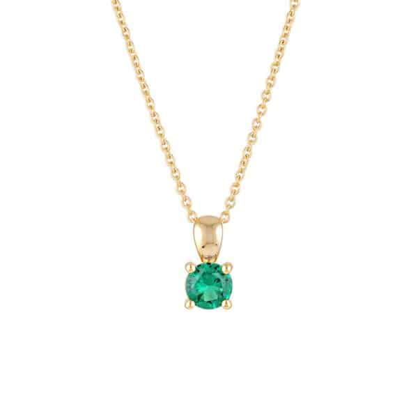 Fashion Birthday Stone Diamond Necklace