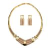 Exaggerated Jewelry Set Alloy Chain Two-piece Set