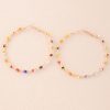 Frosty Wind Simple Personality Wild Sweet Circle Earrings