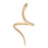 2-piece Set Exaggerated Twisted Winding Simulated Snakes Opening Ring Bracelet