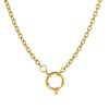 DIY Basic Open Chain Copper Plating 18K Gold Color Protection