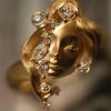 Personality Antique Portrait Creative Ring