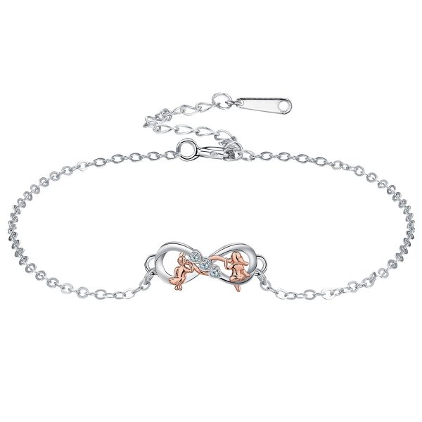 European And American Love Unlimited Symbol Ornament Bracelet Sister Ladybro Bracelet Female