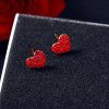 Silver Needle Christmas Jewelry Earring Set