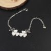 Artificial Miao Silver Ethnic Style Eardrop Frame Diy Bracelet Clover