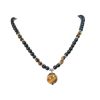 Natural Tigereye Single Bead Necklace Pendant Foreign Trade