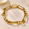 Square Hollow Chain Bracelet For Women