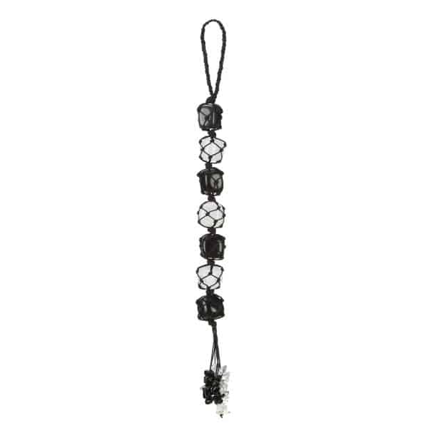 7 Colored Stone Seven Colors Crystal Stone Hand-woven Pendant