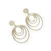 Fashion Creative Style Multi-layer Circle Exaggerated Big Ear Ring